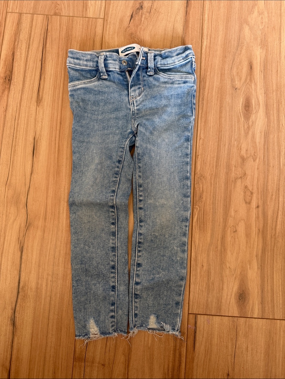Old Navy Light Blue Distressed Kids Jeans
